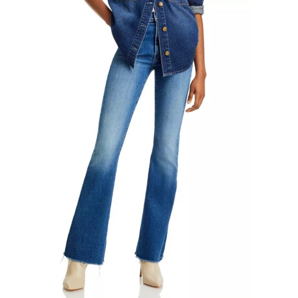 MOTHER High Rise Blue Jeans